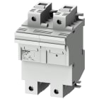 SIEMENS - SENTRON, portafusibili per fusibili cilindrici 22 x 58 mm, 1P+N, In: 100 A, Un AC: 690 V 3NW7251
