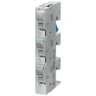 SIEMENS - SENTRON, portafusibili per fusibili cilindrici, 10 x 38 mm, a 3 poli, In: 32 A, Un AC: 690 V