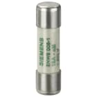 SIEMENS - SENTRON, cartuccia fusibile cilindrica, 10 x 38 mm, 1 A, aM, Un AC: 500 V