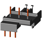 SIEMENS - Modulo di collegamento, elettrico e meccanico per 3RV1.2 und 3RT101, comando in AC/DC