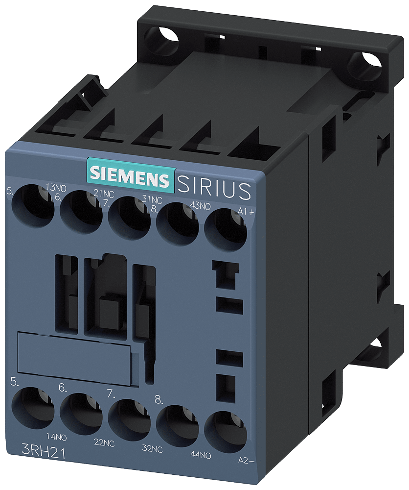 SIEMENS - CONT.RELAY,2NO+2NC,DC24V,DIODE 3RH21221FB401AA0