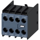 SIEMENS - Blocchetto di contatti ausiliari 3NO+1NC, vie di corrente: 1NC, 1NO, 1NO, per contattori ausiliari e contattori per comando motori, S00/S0