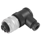 SIEMENS - Presa, 7/8 per 24V, connessione a vite, angolata, a 5 poli, 1,5 mm2 max. 9A, IP67 3RK19023DA00