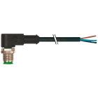 SIEMENS - Cavo di comando, 5 m, 1 x connettore M12 angolato, 5 x 0,34 mm², A-coded, max. 4 A 3RK19024HB505AA0