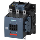 SIEMENS - Contattore, AC-3e, 185 A/90 kW/400 V, a 3 poli, AC/DC 200 ... 277 V, ingresso PLC opzionale, 2NO+2NC, sbarra di collegamento/morsetti a vite
