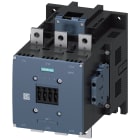 SIEMENS - Contattore per applicazioni ferroviarie AC-3e, 250 kW/400 V, DC 24 V x (0,7 ... 1,25), 2NO+2NC, a 3-poli, S12