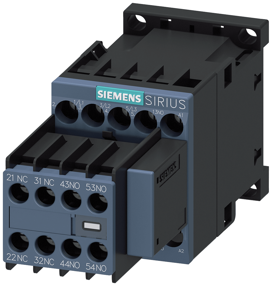SIEMENS - CONTA AC3:4KW/400V 3NO2NC240VAC 50/60HZ