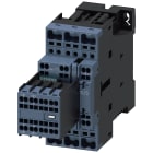 SIEMENS - Contattore, AC-3e, 12 A/5,5 kW/400 V, a 3 poli, DC 24 V, 2NO+2NC, morsetti a molla