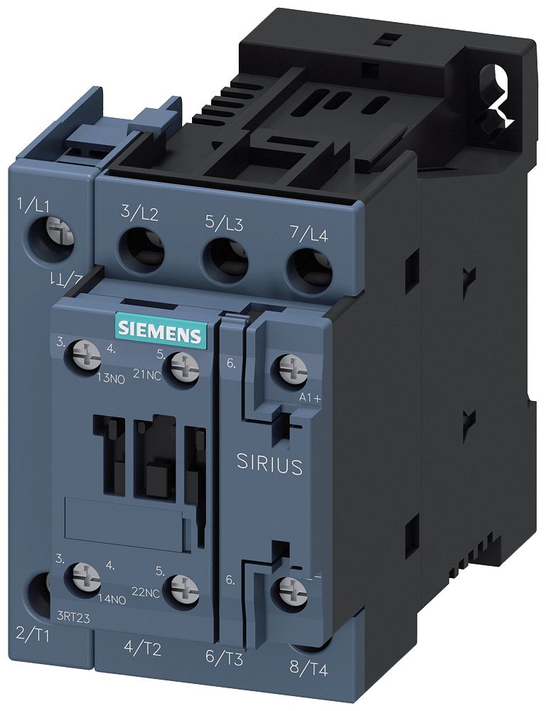 SIEMENS - 4NO CONTACTOR, AC1: 40A, 24 VDC 3RT23261BB401AA0
