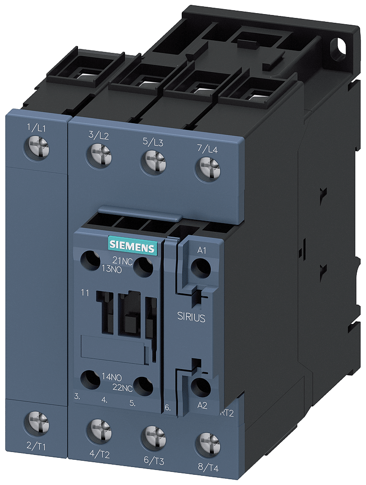 SIEMENS - CONTATTORE 4NO,AC1:60A, AC230V 50HZ 3RT23361AP001AA0