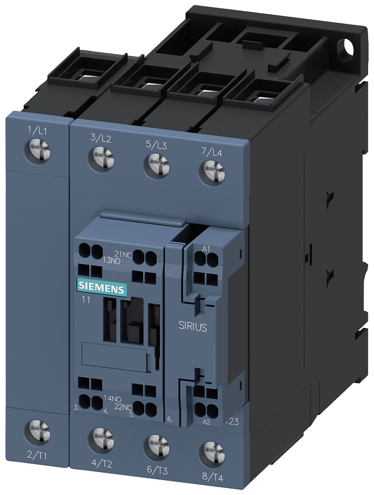 SIEMENS - CONTATT. FERROV.,AC1:60A, 1NO+1NC DC24V 3RT23363XB404LA2