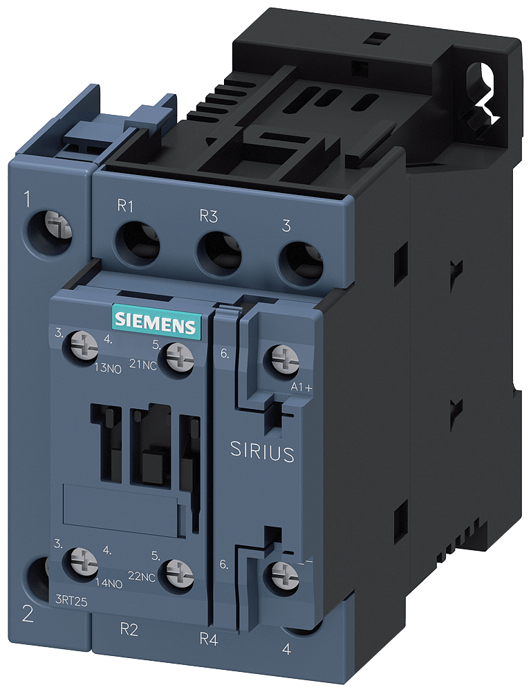 SIEMENS - 4POL.CONTACTOR, AC3: 11KW, 24 VDC 3RT25261XB400LA2