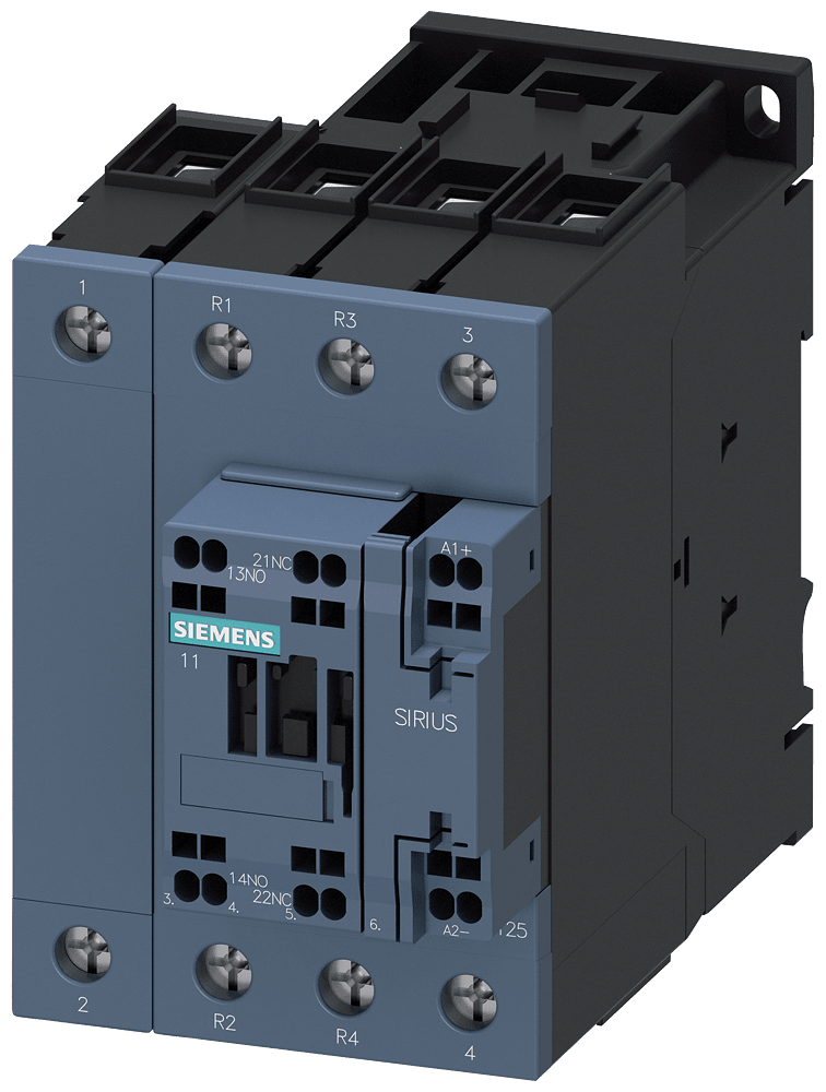 SIEMENS - 4NO RAIL-CONTACTOR,AC1:60A,2NO+2NC,110 V 3RT25353XF400LA2