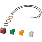 SIEMENS - Indicatore luminoso con lampada fluorescente, AC/DC 110 ... 120 V, elementi luminosi colorati: in rosso, verde, 3RV19 3RV19035B