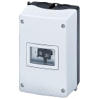 SIEMENS - Custodia per montaggio sporgente in materiale isolante IP55, morsetto N e morsetto P, 72 mm, passacavo metrico