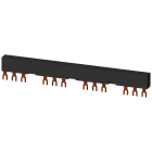 SIEMENS - Sbarre collettrici trifase, interdistanza modulare di 63 mm per 4 interruttori, attacchi a forcella 3RV19153CB