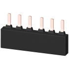 SIEMENS - Sbarra collettrice trifase per 2 interruttori automatici S2, interdistanza modulare: 55 mm 3RV19351A