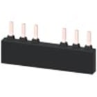 SIEMENS - Sbarra collettrice trifase per 2 interruttori automatici S2, interdistanza modulare: 75 mm 3RV19353A