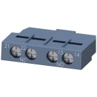 SIEMENS - Blocchetto di contatti ausiliari, trasversale, 1NO+1NC, per interruttori automatici, S00/S0