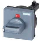 SIEMENS - comando rinviato rotativo bloccoporta per interruttori automatici grandezza costruttiva S00...S3, nero solo operatore (senza Trip) e trascinatore d... 3RV29261E