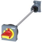 SIEMENS - Comando rotativo bloccoporta OFF di emergenza, S00...S3, albero da 330 mm 3RV29261L