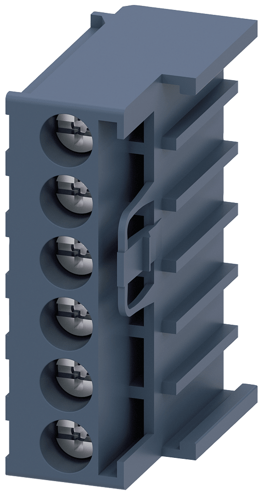 SIEMENS - Morsetti di comando rimovibili con morsetti a vite, 2 blocchi con rispettivamente 6 morsetti 3RW59801TR00