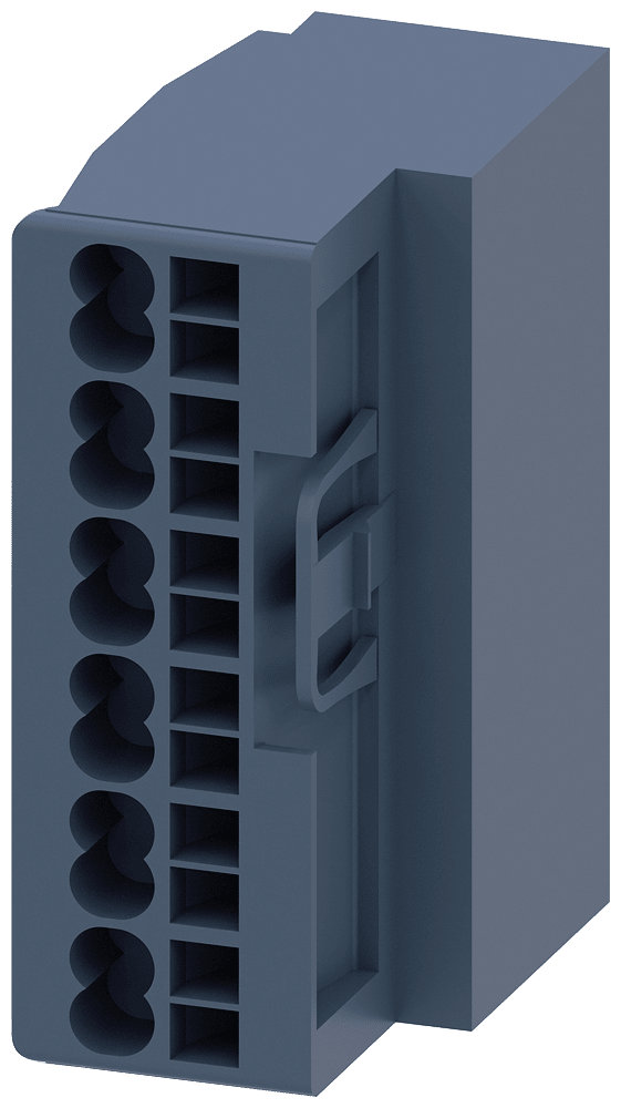 SIEMENS - Morsetti di comando rimovibili con morsetti a molla, 2 blocchi con rispettivamente 6 morsetti 3RW59802TR00