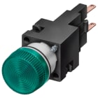 SIEMENS - Indicatore luminoso, 16 mm, rotondo, in plastica, colore giallo 3SB22046BD06