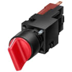 SIEMENS - Selettore, 16 mm, rotondo, in plastica, colore nero