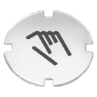 SIEMENS - Inserto piatto per pulsante e pulsante luminoso, piatta, trasparente 3SB29014QK