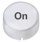 SIEMENS - Inserto sporgente per indicatori/pulsanti luminosi alto trasparente, con iscrizione: On 3SB29015EB