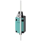 SIEMENS - interruttore di posizione SIRIUS custodia in metallo 40 mm secondo EN 50041, leva ad asta, asta in plastica 200 mm 1 NO/1 NC corsa corta, connettor...