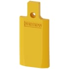 SIEMENS - Coperchio per interruttore di posizione, in metallo, 3SE52, per custodia EN 50047, 31 mm, colore giallo