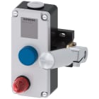 SIEMENS - Dispositivo di controllo allineamento nastro trasportatore, 2 x M25 x 1,5 2NO+2NC, con blocco EN ISO 13850, sblocco a pulsante