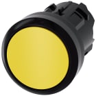 SIEMENS - Pulsante, 22 mm, rotondo, in plastica, colore giallo, bottone 3SU10000AB300AA0