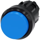 SIEMENS - Pulsante, 22 mm, rotondo, in plastica, colore blu, bottone
