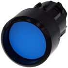 SIEMENS - Pulsante, 22 mm, rotondo, in plastica, colore blu, ghiera
