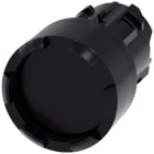 SIEMENS - Pulsante, 22 mm, rotondo, in plastica, colore nero, ghiera