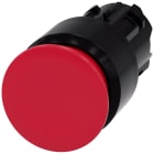 SIEMENS - Pulsante a fungo, 22 mm, rotondo, in plastica, colore rosso, 30 mm, 3SU10001AA200AA0