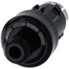 SIEMENS - Selettore a chiave ID, 22 mm, rotondo, in plastica, colore nero, RFID, angolo di commutazione 3 x 45°