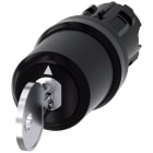 SIEMENS - Selettore a chiave Siemens, C, con controllo, 22 mm, rotondo, in plastica, estrazione O