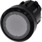 SIEMENS - Pulsante, illuminato, 22 mm, rotondo, in plastica, trasparente, bottone