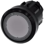 SIEMENS - Pulsante, illuminato, come indicatore luminoso, 22 mm, rotondo, in plastica, trasparente