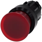 SIEMENS - Pulsante a fungo, illuminato, 22 mm, rotondo, in plastica, colore rosso, 30 mm 3SU10011AD200AA0