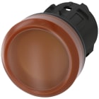 SIEMENS - Indicatore luminoso, 22 mm, rotondo, in plastica, colore ambra, gemma, liscia 3SU10016AA000AA0