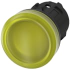 SIEMENS - Indicatore luminoso, 22 mm, rotondo, in plastica, colore giallo, gemma, liscia