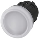 SIEMENS - Indicatore luminoso, 22 mm, rotondo, in plastica, colore bianco, gemma, liscia 3SU10016AA600AA0