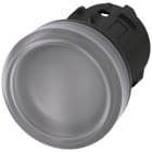 SIEMENS - Indicatore luminoso, 22 mm, rotondo, in plastica, trasparente, gemma, liscia