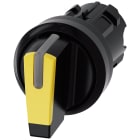 SIEMENS - Selettore, illuminabile, 22 mm, rotondo, in plastica, colore giallo 3SU10022BN300AA0