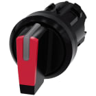SIEMENS - Selettore, illuminabile, 22 mm, rotondo, in plastica, colore rosso